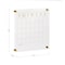 Martha Stewart Grayson Acrylic Dry Erase Wall Calendar w/Dry Erase Mrkr and Mntng Hrdwr, 14in. Sq, Clr w/Gld Prnt BR-AC-3636-GD-CLRGLD-MS - alternate 10